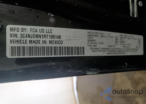 2024 Jeep Compass Latitude from USA, damaged, VIN 3C4NJDBN1RT109148